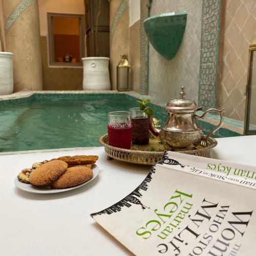 thé marocain - riad ajarif - Marrakech 