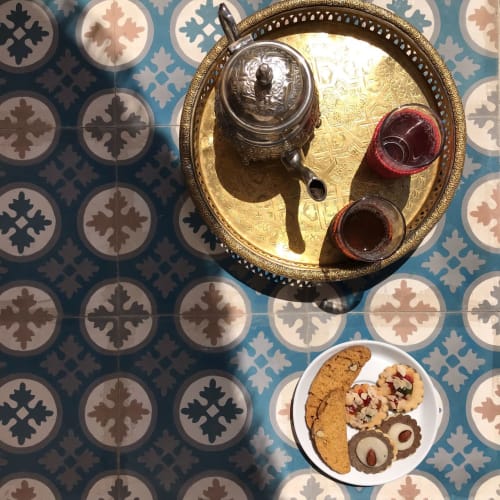 gourmet breakfast at Riad Ajarif