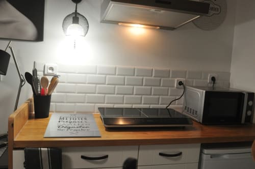 cuisine - studio - location dans le centre de Grenoble - Résidence Beaublache 