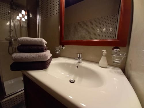 salle de bain avec linge inclus - royal palmeraie