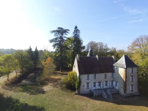 vue sur le Chateau Le Breuil - Indre