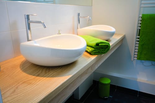 salle de bain - Gîtes La Ferm'h Baden 