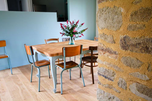 salle à manger - table à manger - décoration -  Gîtes La Ferm'h