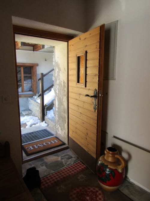 entrée du chalet - loveroom pour séjour romantique - Mase 