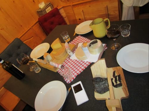 apéritif au chalet chez Claudine et charles - Mase