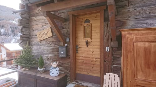 entrée du chalet - Valais 