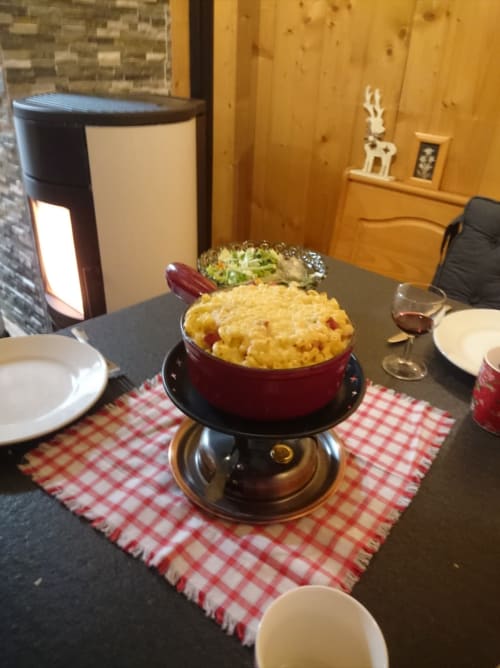 tartiflette - séjourner au chalet chez Claudine et Charles Mase 