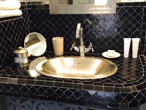 salle de bain - séjour au Riad Tawargit