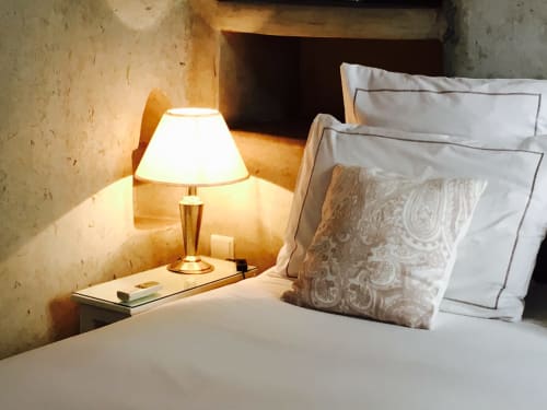 lit queen avec salle de bain - Riad Tawargit