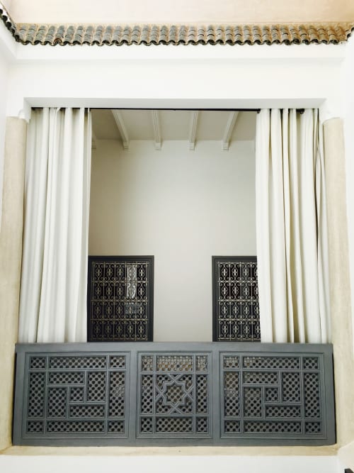 vue sur la terrasse privée - Riad Tawargit 