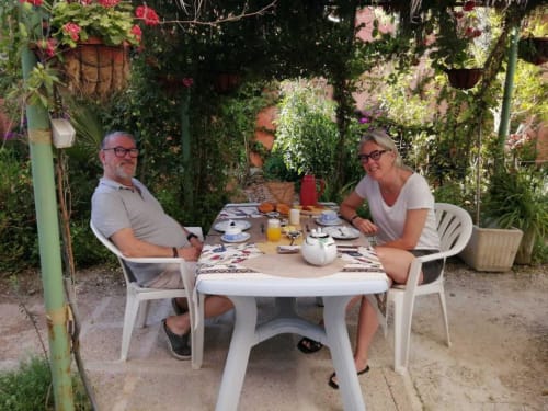 Our guests at breakfast time