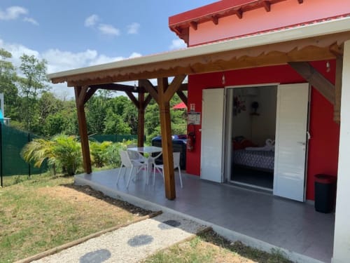 Entrée logement deux personnes avec Jacuzzi, Ô Ti Jacko, Le Gosier, Guadeloupe
