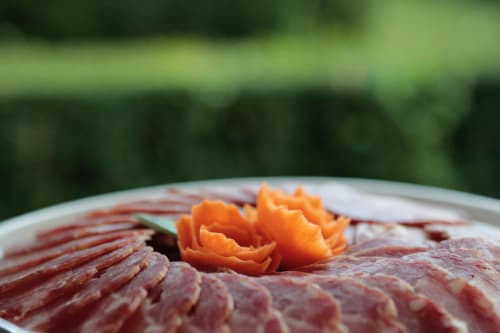 Buffet - Villa Scati B&B e appartamenti | Melazzo, Piemonte - parcheggio, piscina e palestra, massaggi, ristorante, cantine, bar, ricevimenti, matrimoni, eventi 