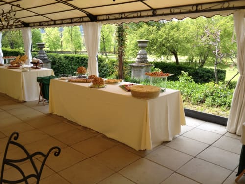 Buffet - Villa Scati B&B e appartamenti | Melazzo, Piemonte - parcheggio, piscina e palestra, massaggi, ristorante, cantine, bar, ricevimenti, matrimoni, eventi 