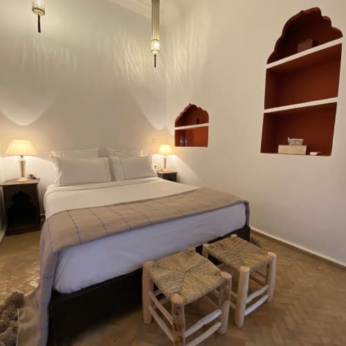 double room - riad ajarif - marrakech
