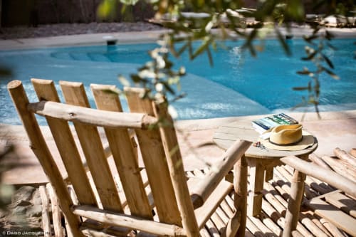 magnificent swimming pool of L'Ma Lodge with heated swimming pool beach swimming pool in the heart of the palm grove oasis of skoura pool in ouarzazate