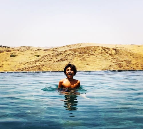 inground pool of the villa Dune Collection - Marrakech