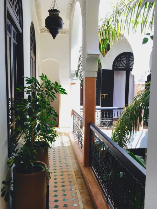 couloir du riad Tawargit - séjourner à marrakech 
