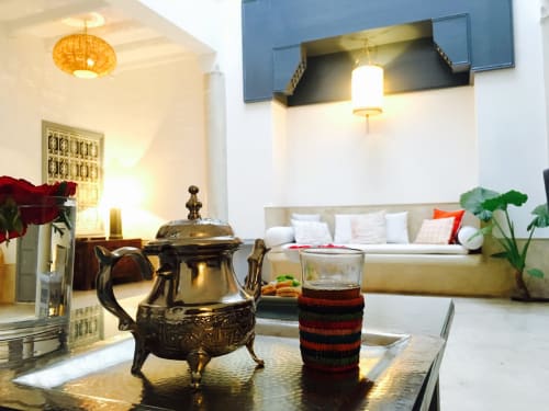 thé marocain au Riad Tawargit 