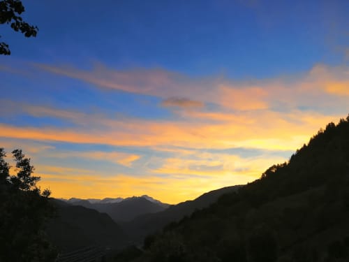 coucher de soleil Séjour d'été, randonnée en montagne en plein coeur de la Savoie