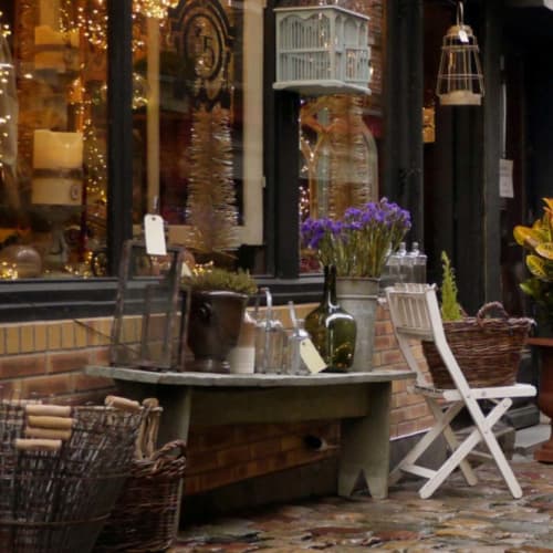 Saturday shopping in Honfleur.