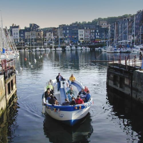 The sea tour, on board the Calypso, Honfleur.