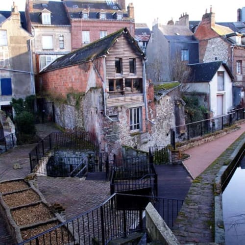 Le jardin du tripot et la claire des tanneurs, Honfleur. 