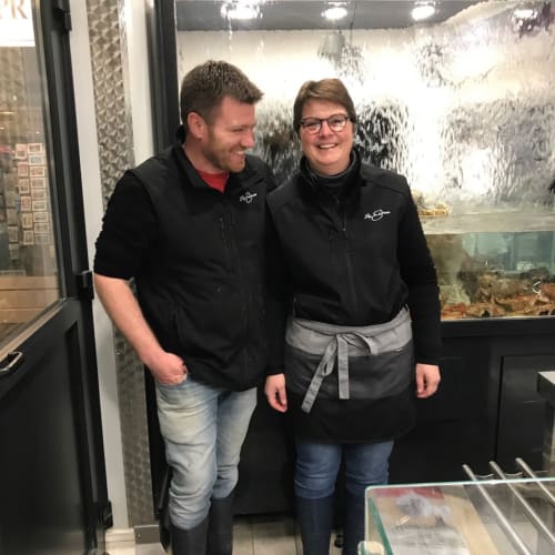 Les Embruns, la poissonnerie, Honfleur. 