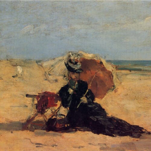 Painting of the Eugène Boudin museum, Honfleur.