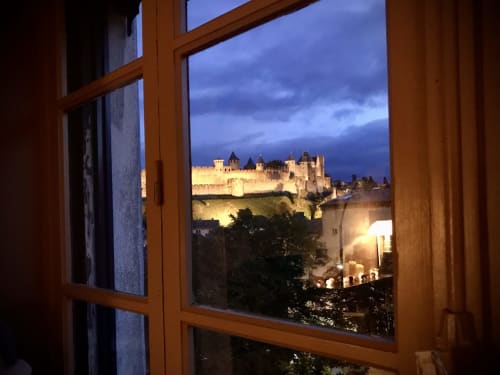 vue depuis la chambre à Carcassonne - Demeure Saint Louis