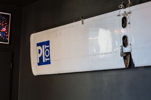 Vintage Airstream trailer with PTO logo at Mas De Lafeuillade boutique hotel in Montpellier, France