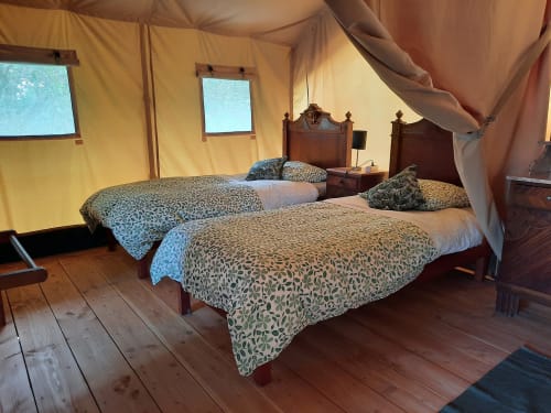 tente lodge - chambre enfant - maison d'hôte - domaine de la Boissière à Andillac