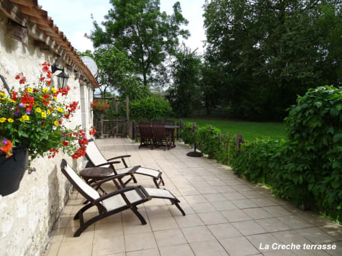 accommodation with terrace near Issigeac - La Barrat - La Crèche terrace