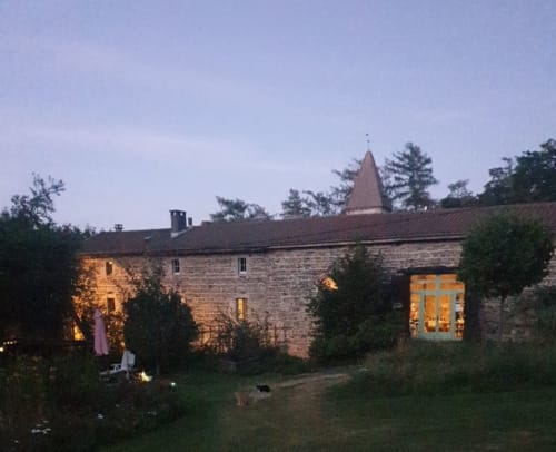 La Fougeraie at night