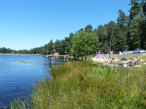 Lake nearby La Fougeraie