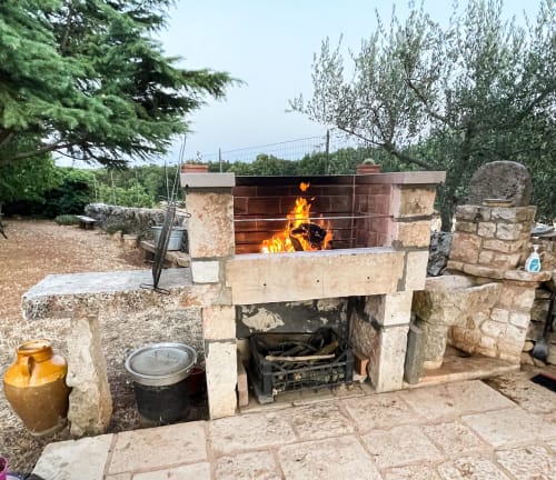 Area barbecue - B&B La Grave - camere a Noci-Alberobello, Puglia