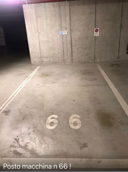 Parking space 66 in underground garage at Giustina Apartment, Gargazzone