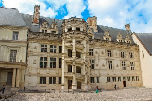 Château de la Loire proche des arches de muschamp, Indre et Loire.