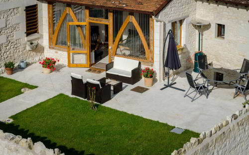 Terrasse et jardin, Indre et Loire