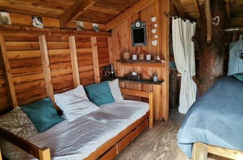 Cabane perchée dans les arbres - 2/3 personnes - Beynes 04 | Mas des Pins