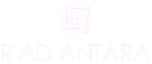 Logo blanc Riad Antara Marrakech