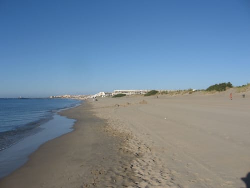 Plage naturiste, Cap d'Agde.