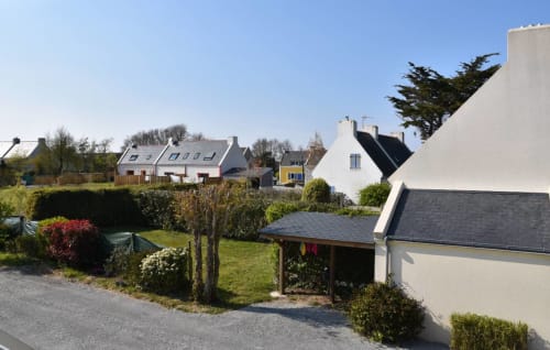 Vue de l'étage côté cour - Maison "Port-Andro" - 2 à 4 personnes - location vacances à Belle île en mer - les maisons de Kerdavid'île
