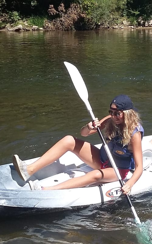 kayaking on the river Aveyron at St. Antonin Noble Val - activities - Maison d'hôtes de La Boissière in Andillac