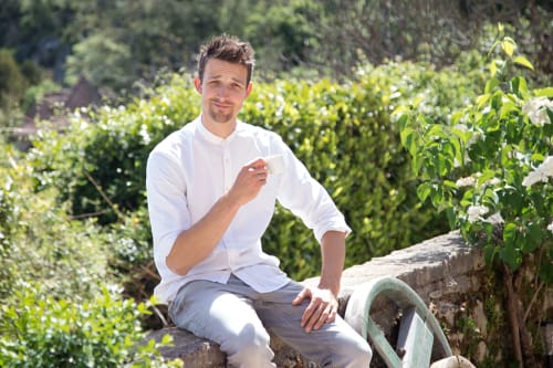 Your host, Lapopie guest house, Saint-Cirq-Lapopie, medieval village.
