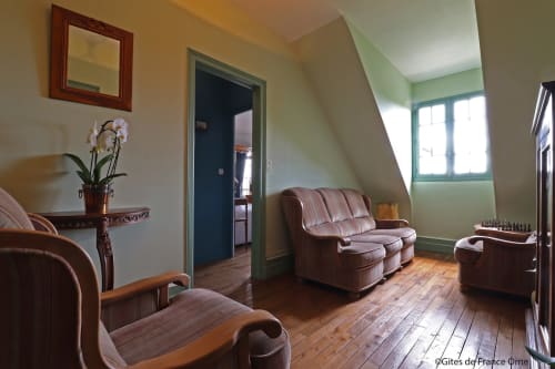 Espace détente, palier 2ème étage Domaine des Thomins Maison d'hôte Cisai Saint-Aubin Hôtel Gacé