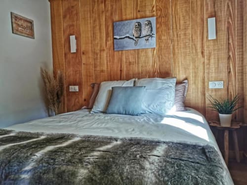 chalet de montagne, chalet avec spa, chalet vosges, chalet, La cachette du ballon, côté montagnes