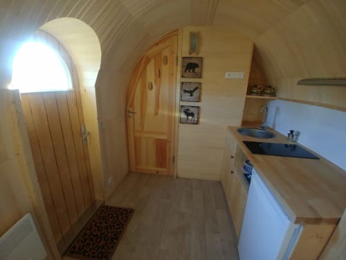 Interieur, ongewone accommodatie, les refuges du chalet, Jalhay, België