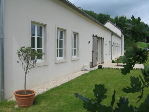 Façade extérieure, Hermonville, Domaine des Grattières. 