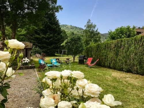 appartement avec jardin Vosges, gite alsace famille, gite carpe diem côté montagnes
